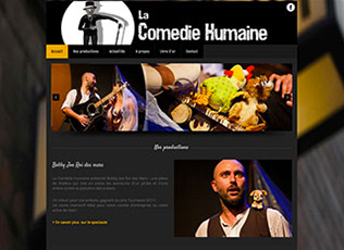 Creation site internet | Digitaleo avec Digitaleo - La Comédie Humaine
