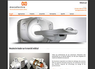 Créer un site web - Mecalectro Medical